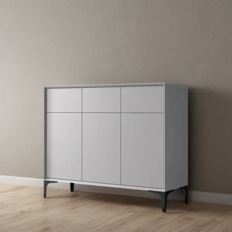 24 Pair Shoe Storage Cabinet, Gray