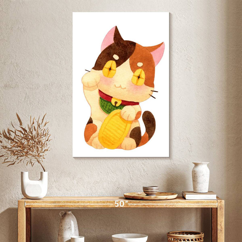 Brampt Chinese Cat, 39" H x 26" W