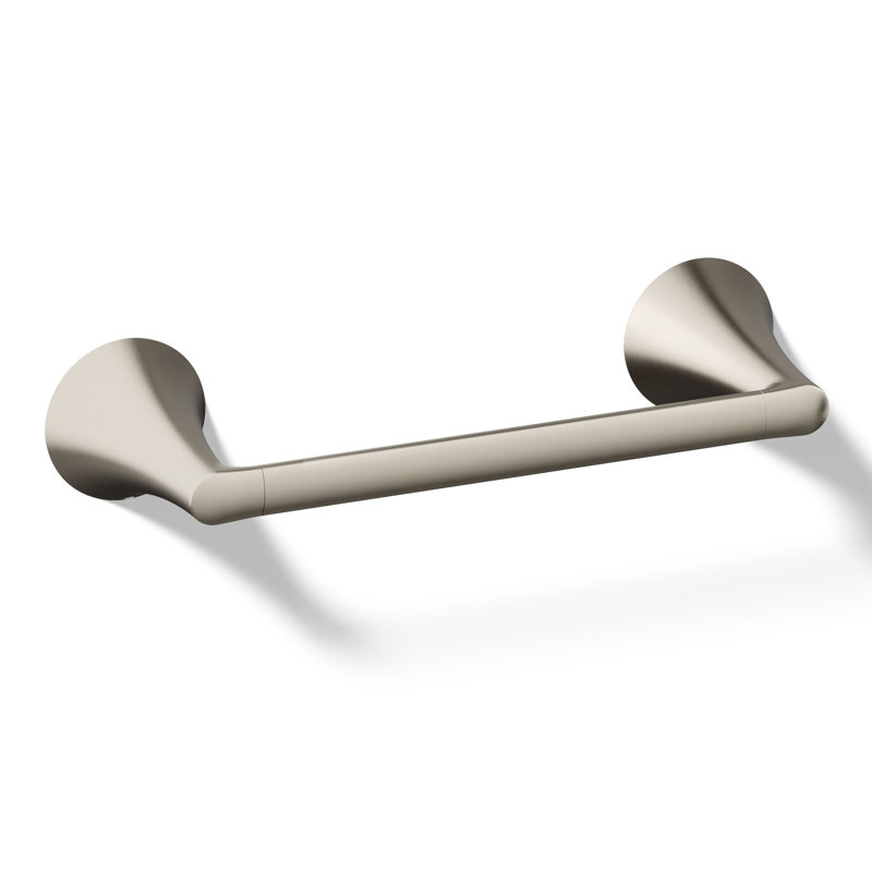 Barre à serviettes Buckley, 2,43 po H x 11,43 po L x 3,68 po P, Nickel brossé