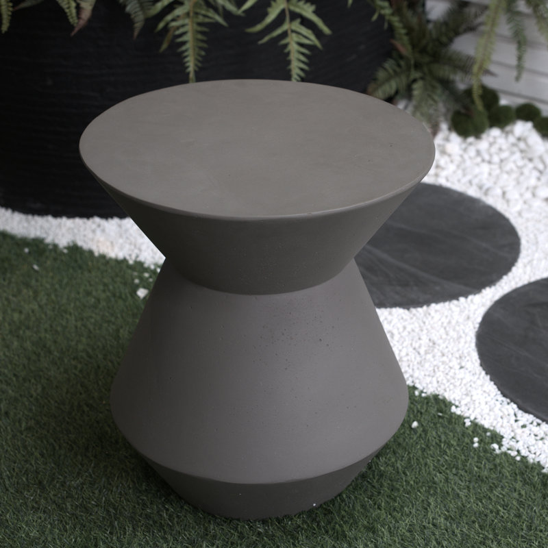 Table d'appoint de patio de 20,3 po de hauteur - faux côté pour un espace de travail élégant