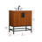 Corley 30'' Single Bathroom Vanity with Engineered Marble Top-667634372