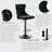 Modern Velvet Swivel Adjusatble Height Bar Stools Set of 2-1489152991