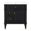 Meuble-lavabo avec lavabo, 2 tiroirs et tablette réglable-132519406-132519405