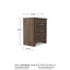 Table de chevet 2 tiroirs Keicha