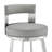 Kevontae Swivel Stainless Steel Metal Counter Height Bar Stool-1023711729-1023711731