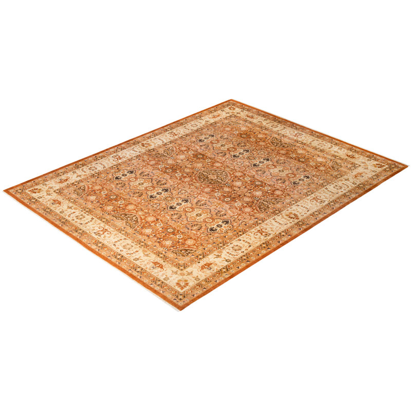 Classic One-of-a-Kind 9' 1" X 11' 10" Hand Knotted Area Rug