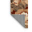 Tapis oriental décoratif brun et beige lavable à la machine Pauleth-142342012