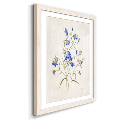 Blue Botanical I - Cadre photo, reproduction d'art sur papier