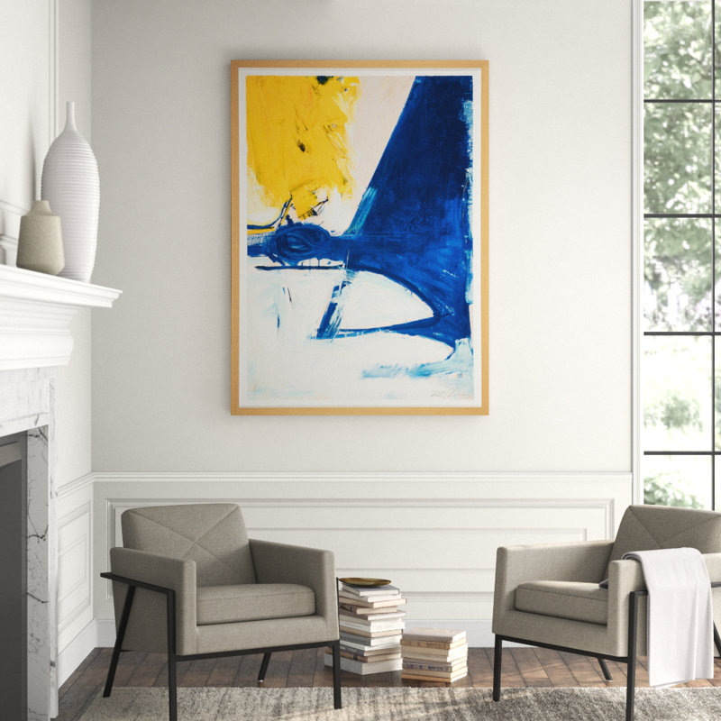 Blue Sail Print by Robert Robinson
