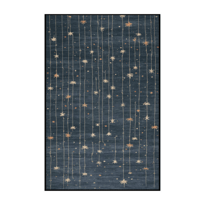 Tapis gris lavable à la machine, Rectangle 6 pi x 9 pi