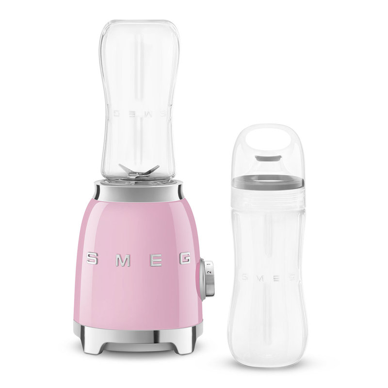 Smeg PBF01 50's Style Retro Personal Compact Blender, Pink