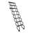 8 Steps Wall Mounted Retractable Folding Ladder-337824800