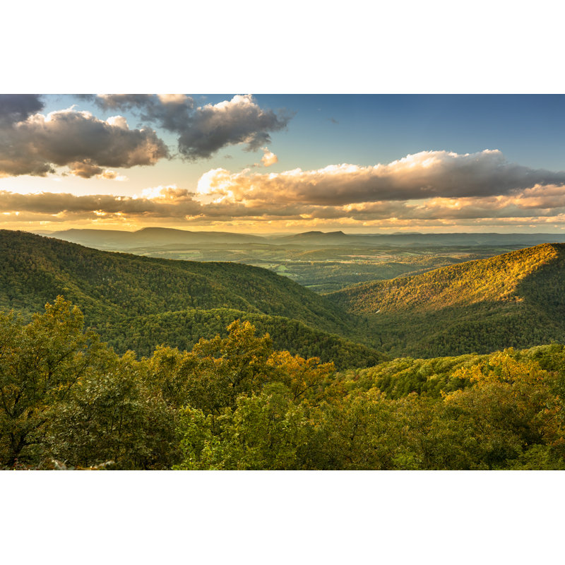 Blue Ridge Mountains by Pgiam