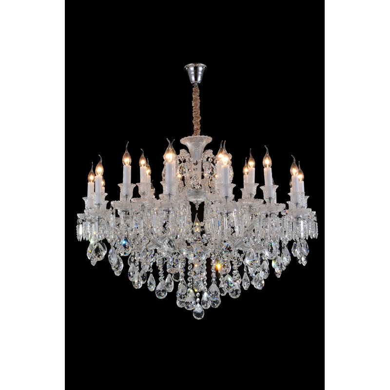 Lustre en cristal 25 lumières Chambord