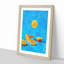 Falling Oranges - Picture Frame Painting Print-56853404-56853406