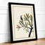 Woodpecker in Leaves Japandi - Framed Print-490798972-490798971