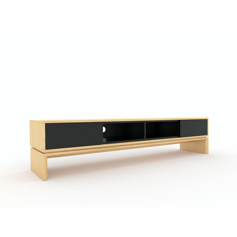 Larksville Unfinished TV Stand for TVs up to 70", Oak