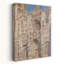 Rouen Cathedral, The Portal 1894 Classic Abstract Contemporary Architecture City Wall Art Print by Claude Monet - Wrapped Canvas Print-2145262808