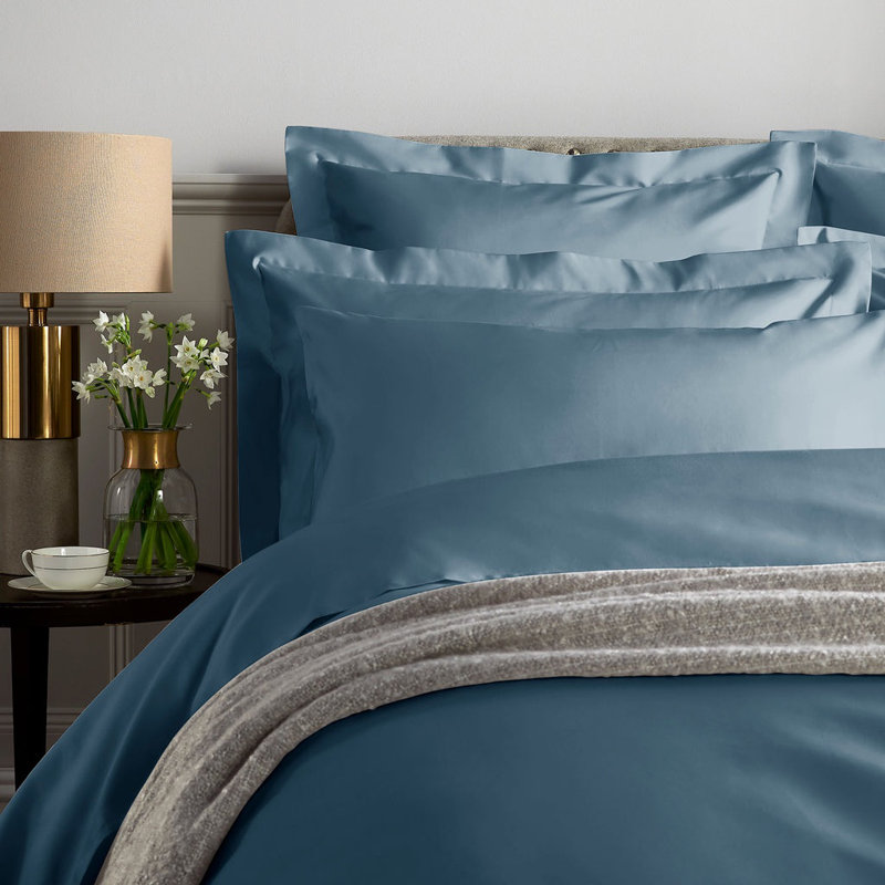 1000 Thread Count Sateen Oxford Pillowcase, Teal