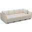 Canapé-lit modulaire convertible Aurora Chenille-106913436-106913483