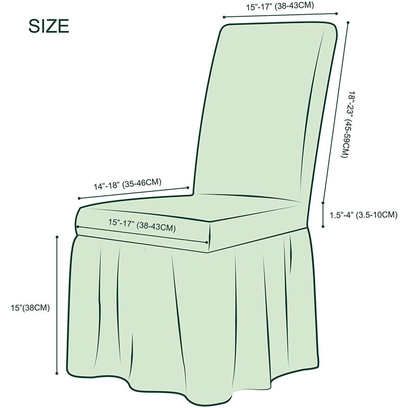 Housse pour chaise de salle à manger Universal, Mango