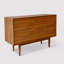 Buffet en bois massif de style rétro