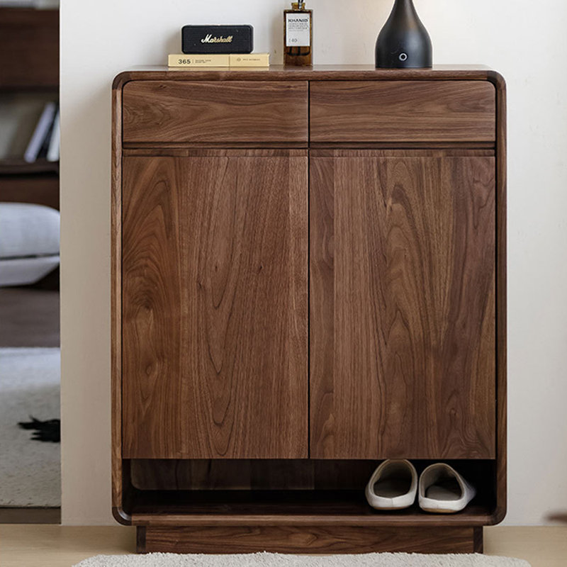 Armoire de rangement pour chaussures à double porte, H 39,37 po x l 35,43 po x P 14,17 po