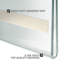 Porte-affiche mural auto-adhésif en acrylique transparent l 11,5 po x H 2,5 po - format paysage / horizontal, paquet de 10