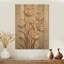 Minimale crème Buttercup Field III - Buttercups, impression sur bois beige sur bois de pin naturel-882761257