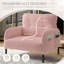 Chaise d'appoint rembourrée en velours côtelé Modern-1376002749