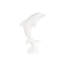 Sculpture blanche Alidiya Polystone Curved Dolphin