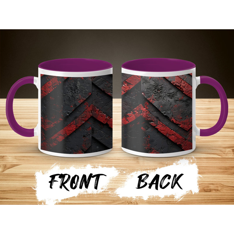 Ceramic Coffee Mug, Purple