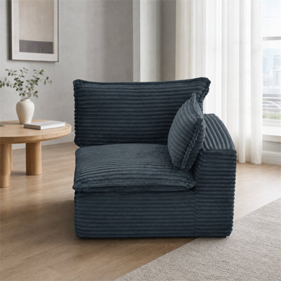 Fauteuil modulaire simple gris