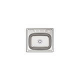 Middleton 25'' L Stainless Steel Drop-In Single Basin Kitchen Sink