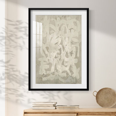 Impasto Artifact I -Framed Print