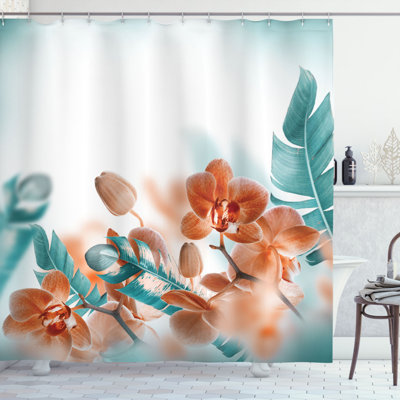 Shower Curtain with Hooks Included