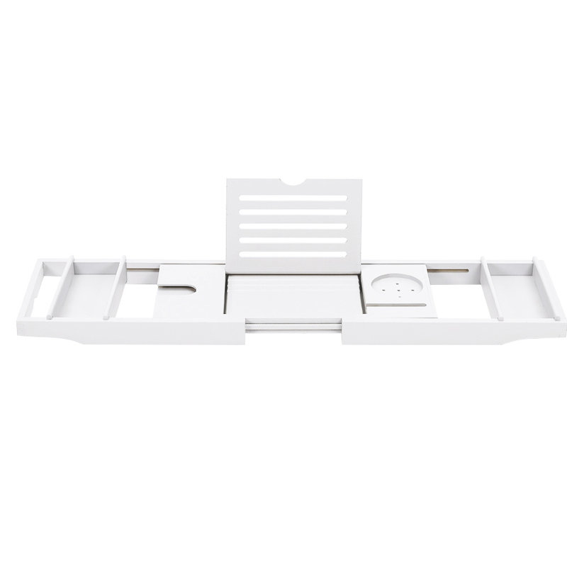 Freestanding Bath Caddy, White