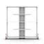 Étagère à livres à étagère en bois ouverte à 6 tablettes Furnish Home Store Kipp
