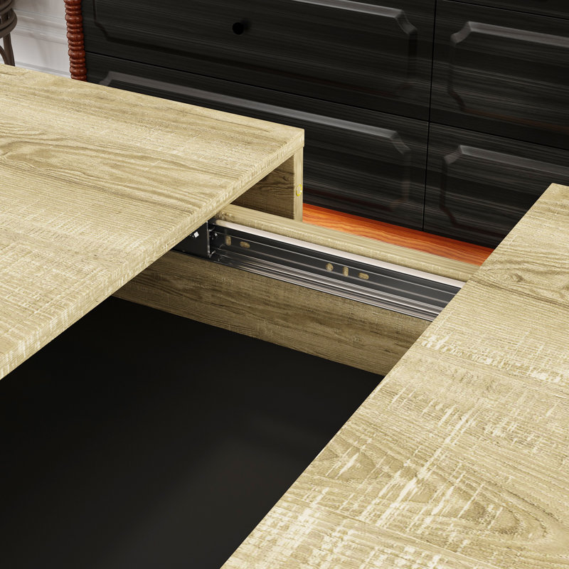Dining Table With Expandable Desktop For Home & Office