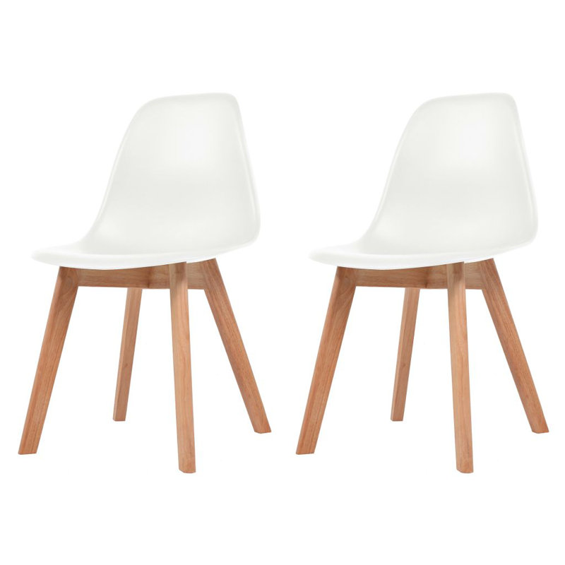 Belvedere 44cm H Side Chair, White, 2