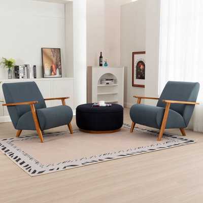 3-Piece Living Room Set With Coffee Table by George Oliver