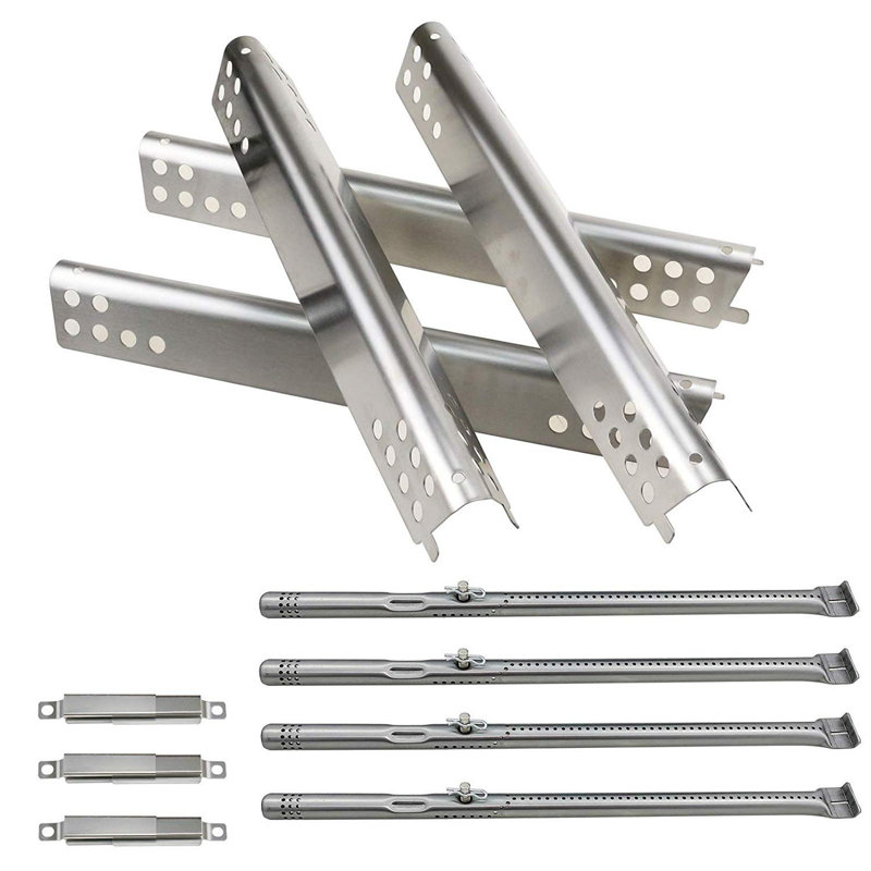 Universal Stainless Steel BBQ Burner Repair Kit with Adjustable Tubes