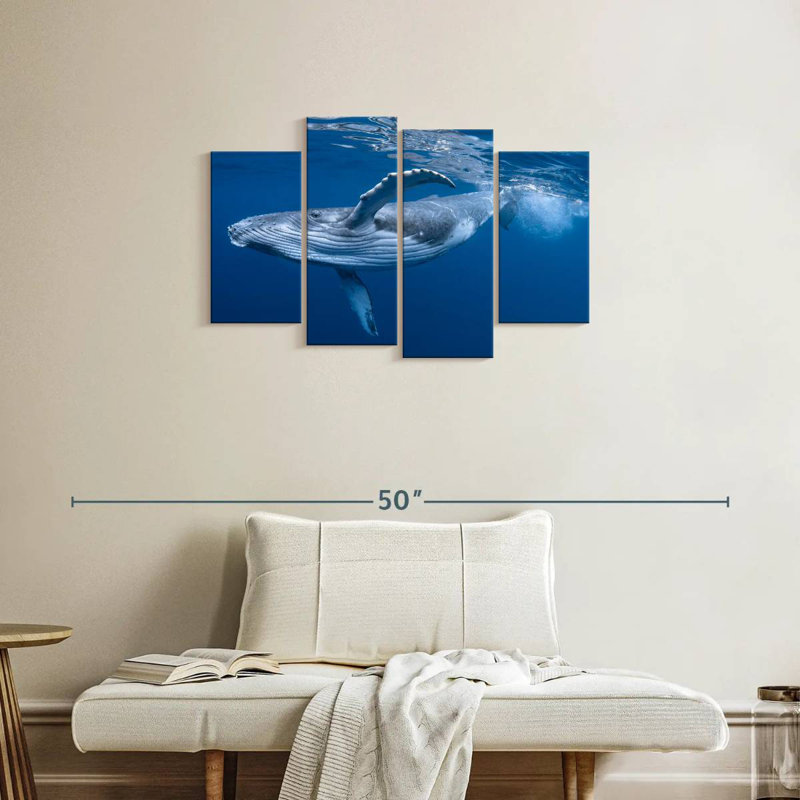 Brampt Baby Humpback Whale, 22" H x 36" W