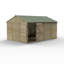 Beckwood 14 ft. 7 in. W x 8 ft. D Solid Wood Garden Shed
