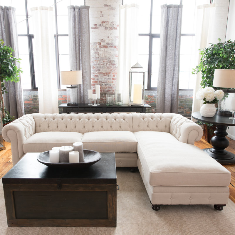 Fiske Upholstered L-Shaped Sectional, Right Hand Facing