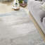 Abstract Light Multi Washable/Stain Guarded Area Rug-404706783