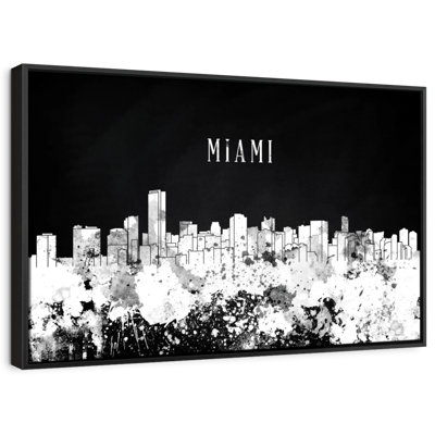 «Miami Skyline BW»