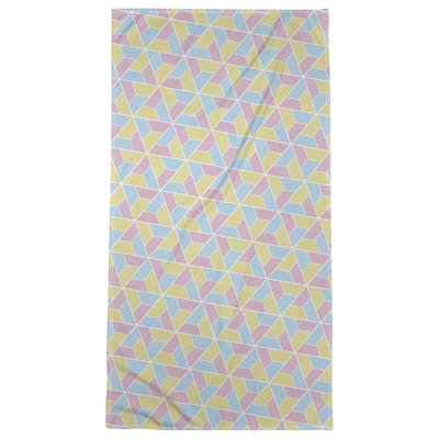 Serviette de bain trapézoïde