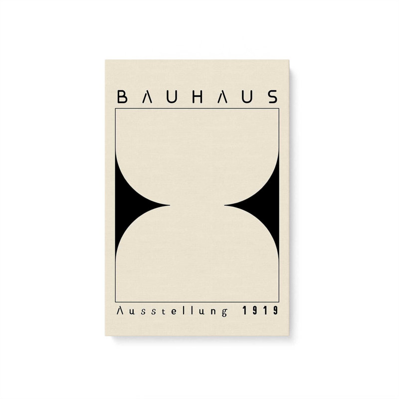 Toile roulée Bauhaus, Toile tendue, H 30 po x l 20 po x P 1,25 po
