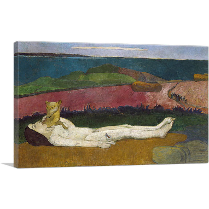La perte de la virginité - 1891, H 18 po x l 26 po x P 0,75 po